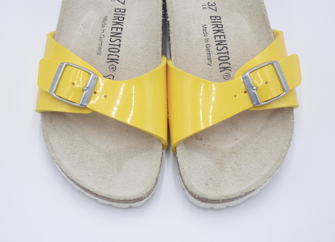 Birkenstock Madrid Birko-Flor Women’s Sandal Size 6 Medium/Narrow Yellow