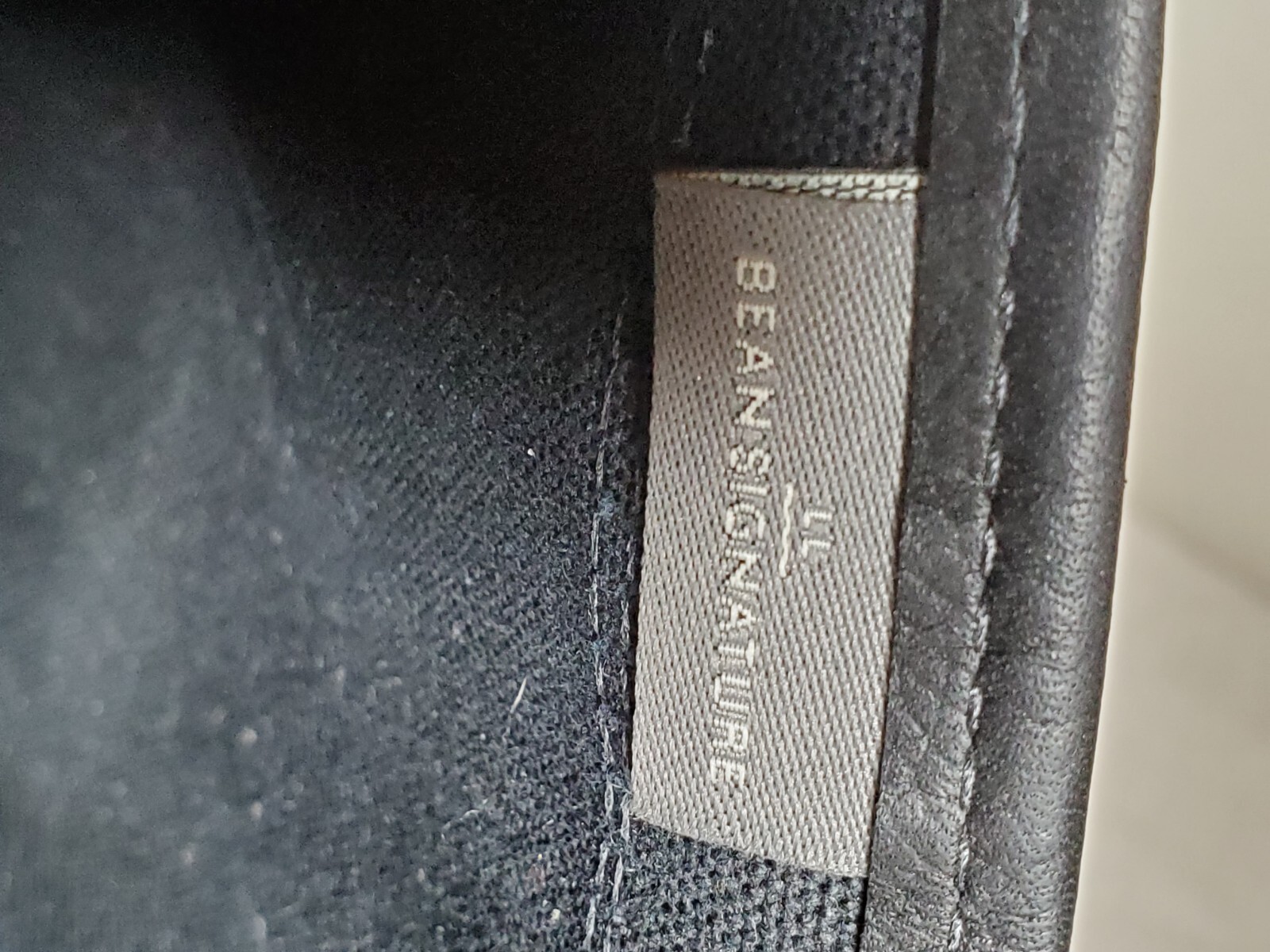 L.L. Bean Signature 16″ Black Waxed Canvas Unlined Tall Hunting Boots Women US 6