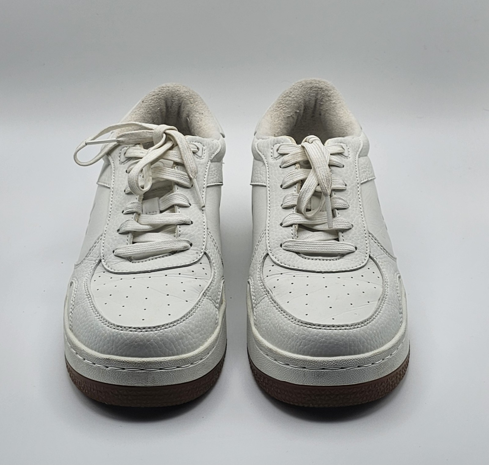 ALO Recovery Mode Vegan Leather Natural White Gum Unisex Low Top Sneaker W8.5 M7