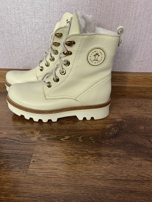women panama jack boots white leather 40