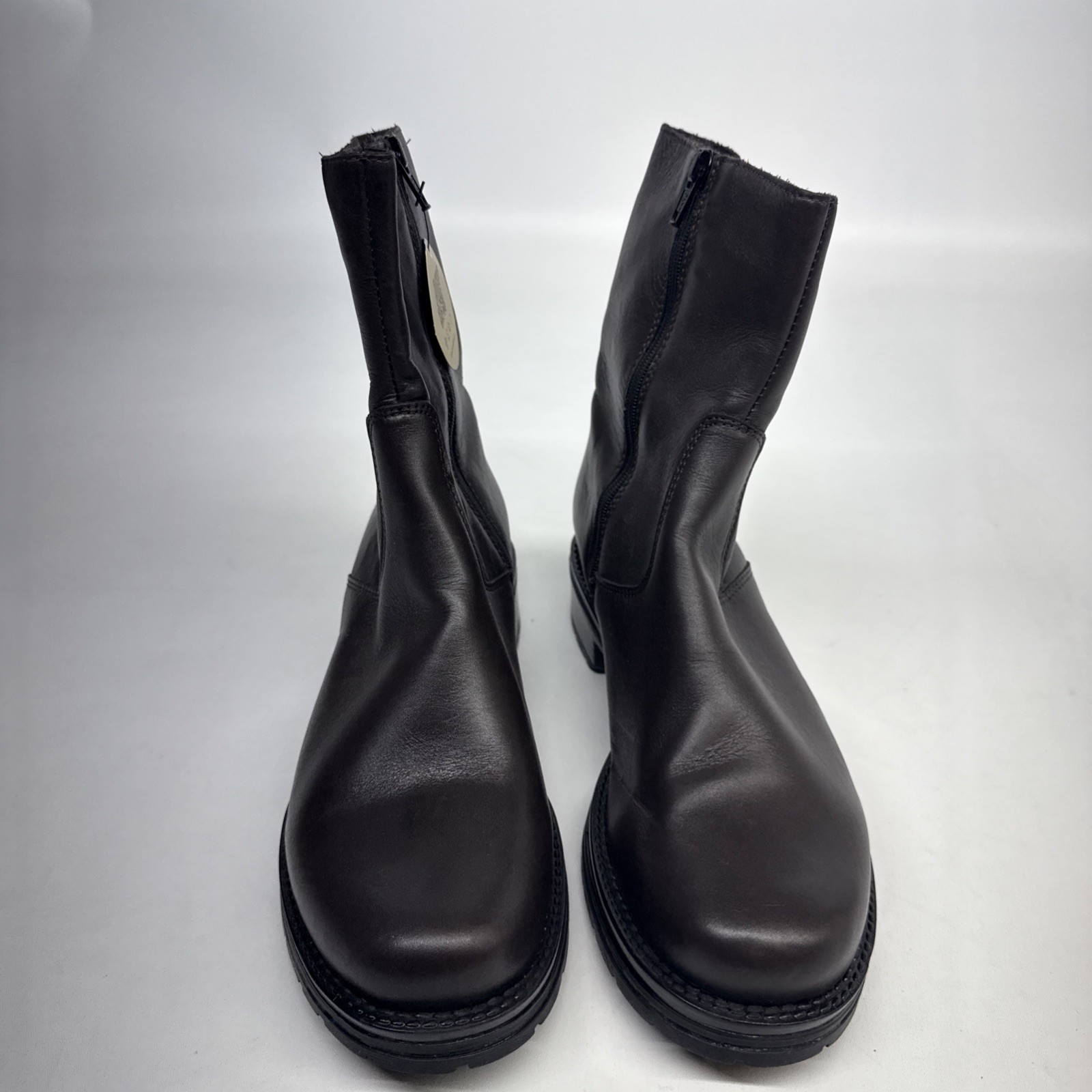 La Canadienne Brown Leather Waterproof Ankle Boots Size 8.5 M