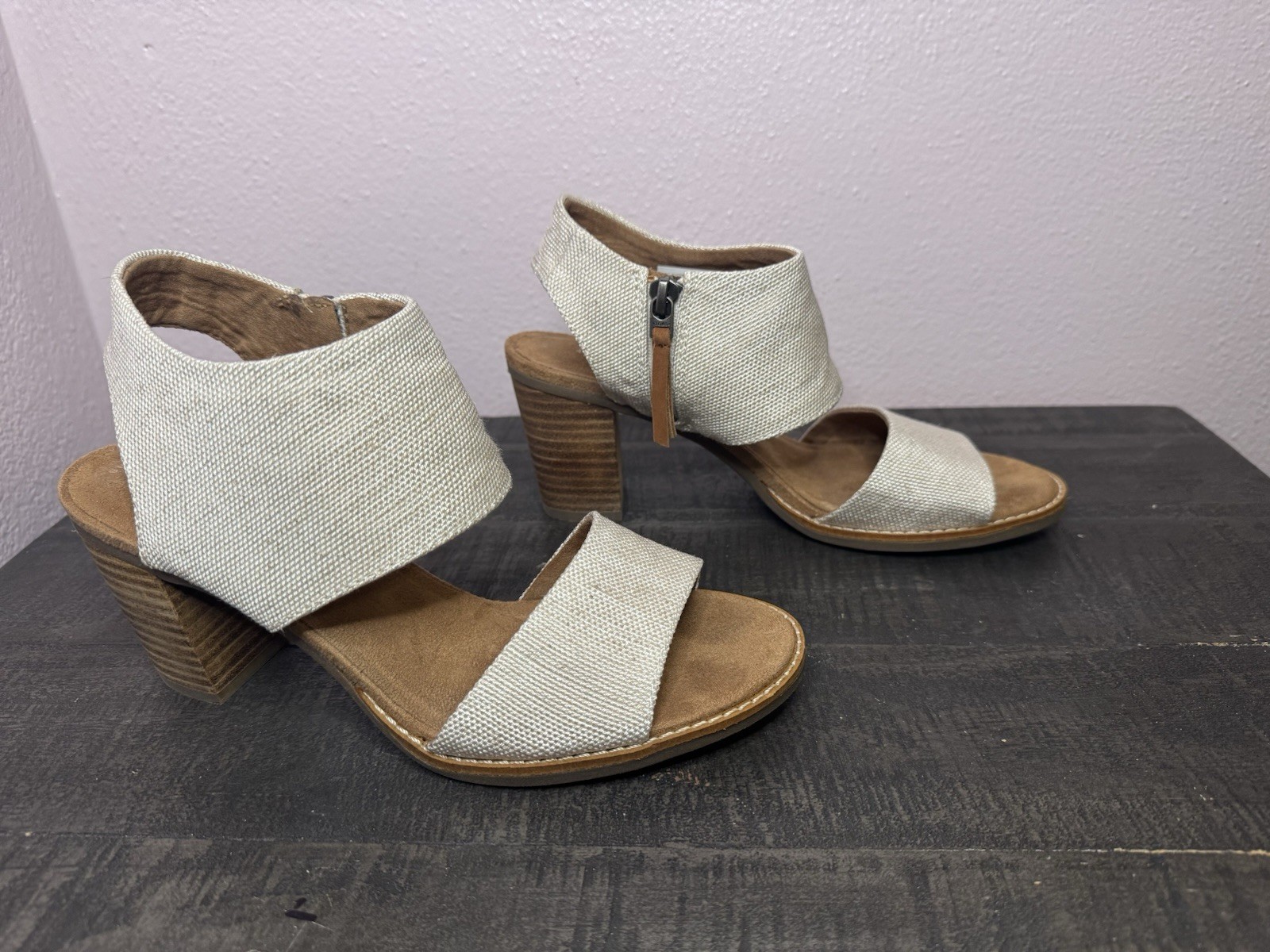 TOMS Women’s Majorca Platform Sandal Natural Yarn Dye