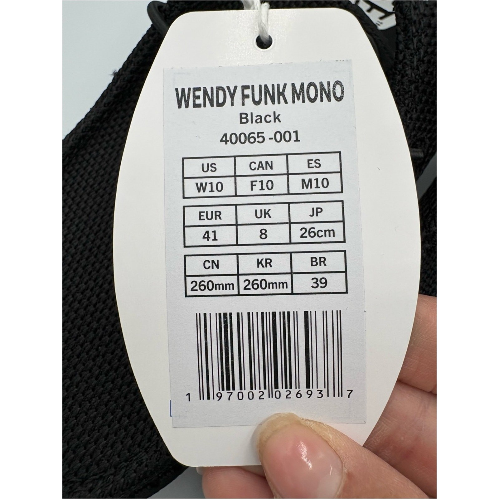 Women’s NWT Hey Dude Black Wendy Funk Lightweight Slip-On Shoes. Size 10