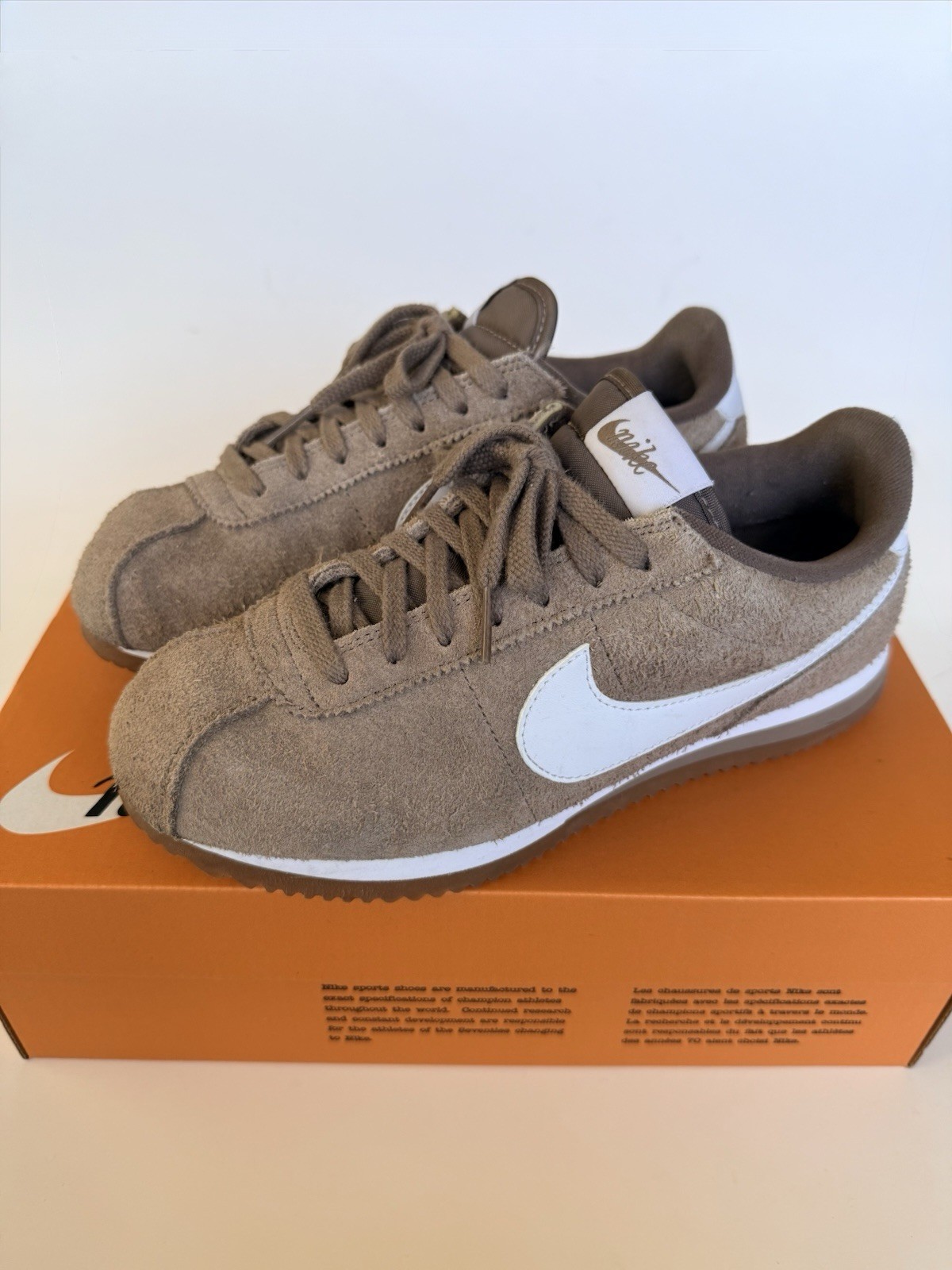 Nike Cortez VNTG Mink Brown/White Women’s 8