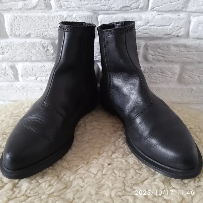 Women Dr Martens boots black leather 38 #3KWW