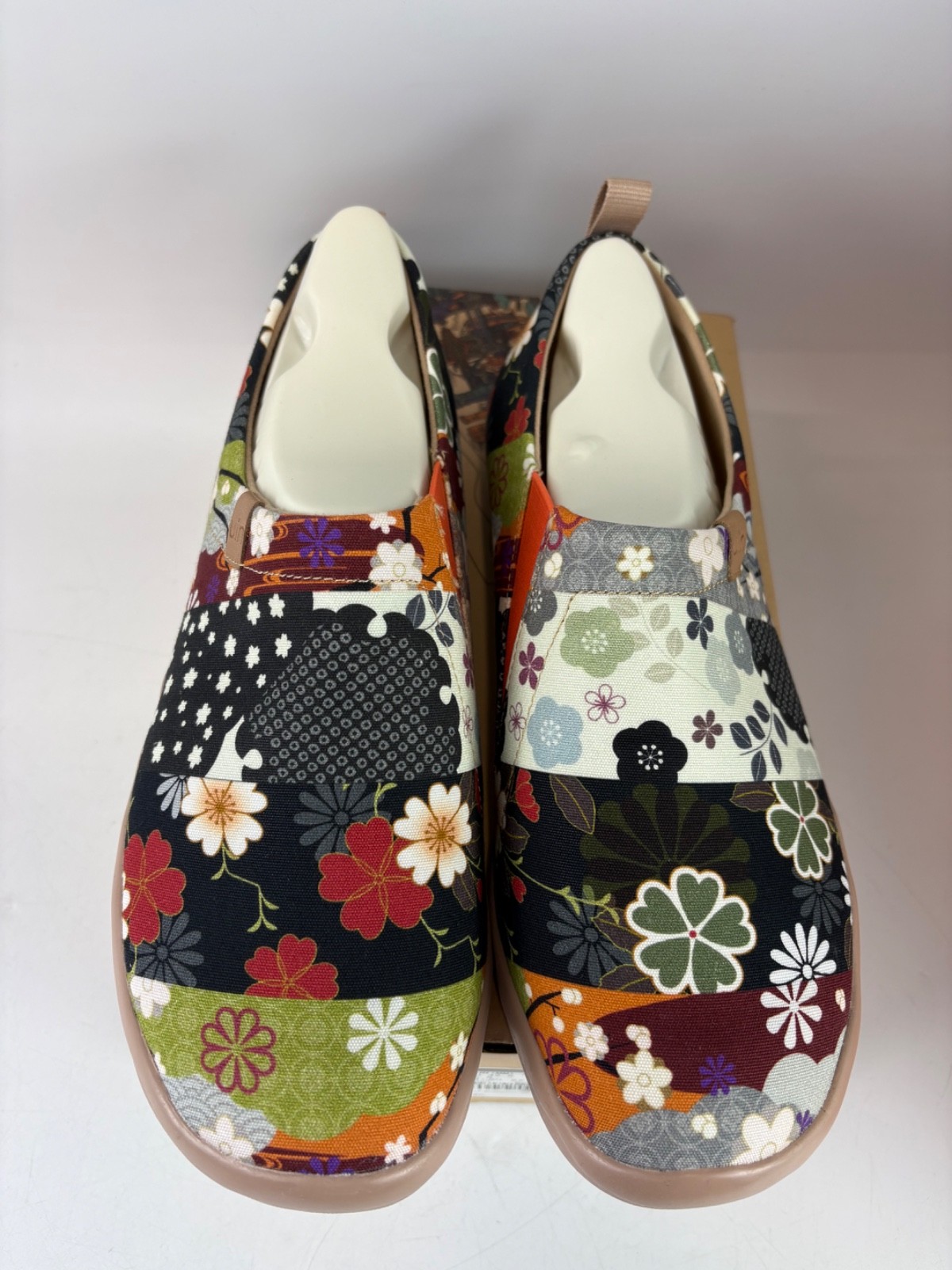 UIN Women’s Casual Loafers Travel Painted Walking Slip On Lightweight, Hana 10.5