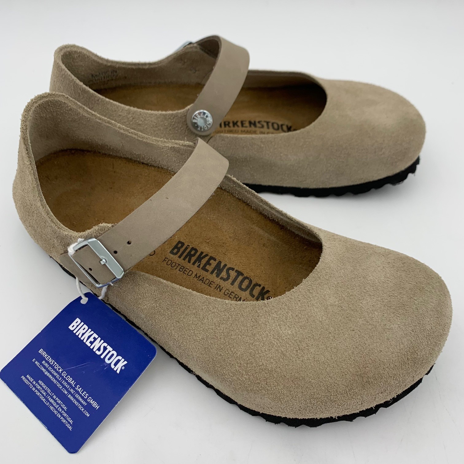 Birkenstock New w/ Box Mantova Taupe Saude Leather Regular – Select Size