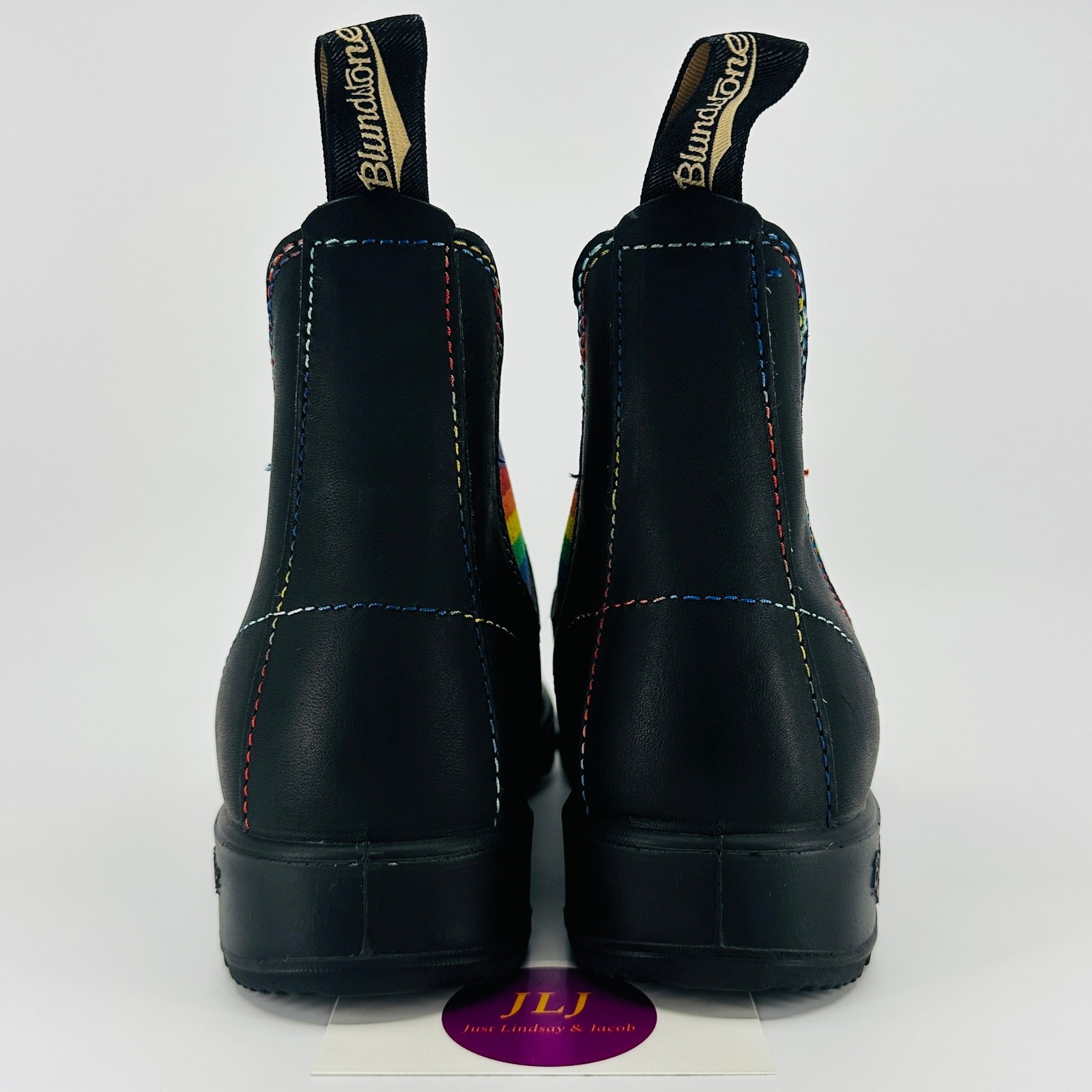 Blundstone 2105 Rainbow Black Leather Chelsea Boots Size 4.5 UK/ 7.5 US Women’s
