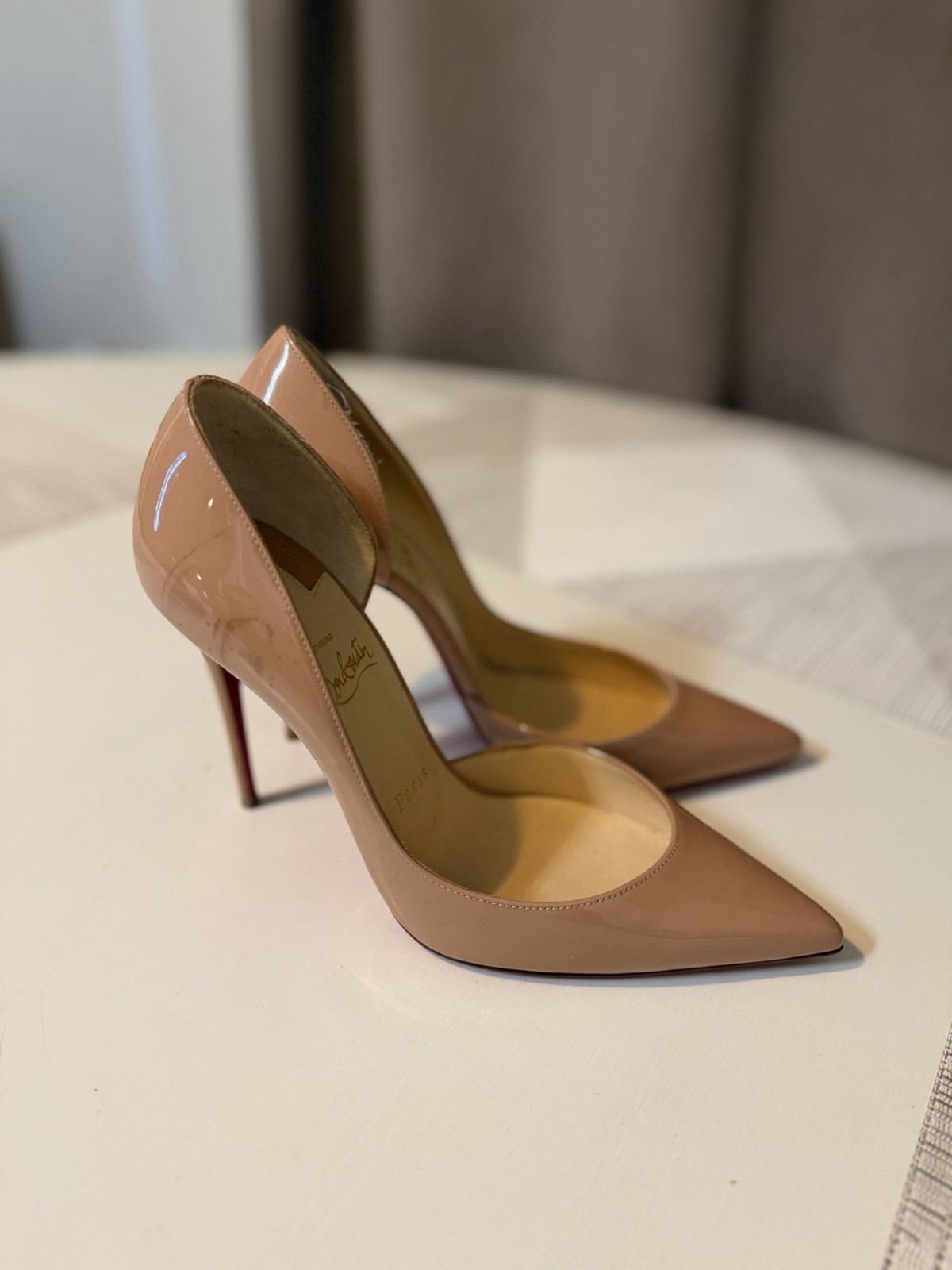 Christian Louboutin So Kate 120mm Size 38 5 – Nude. Read the description!