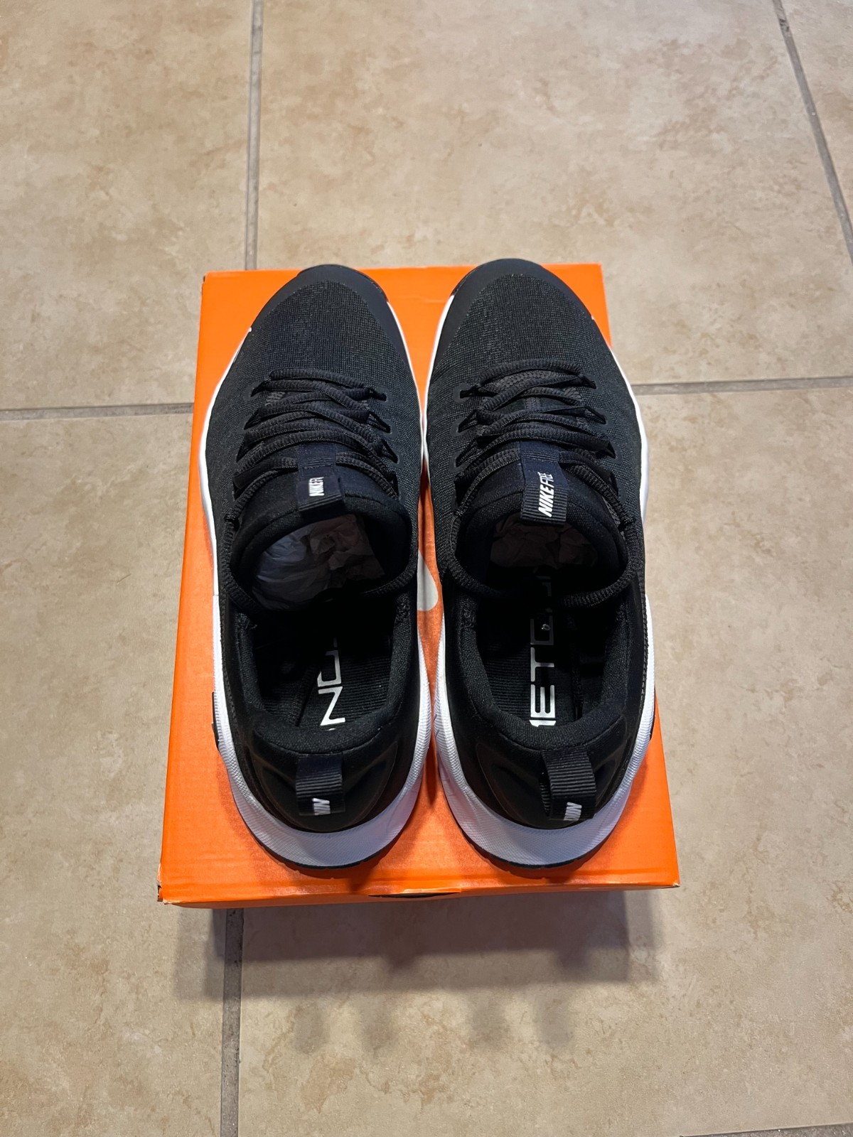 Nike Free Metcon 6 Black White Mesh WOMENS SIZE 10 FJ7126-001 Brand New