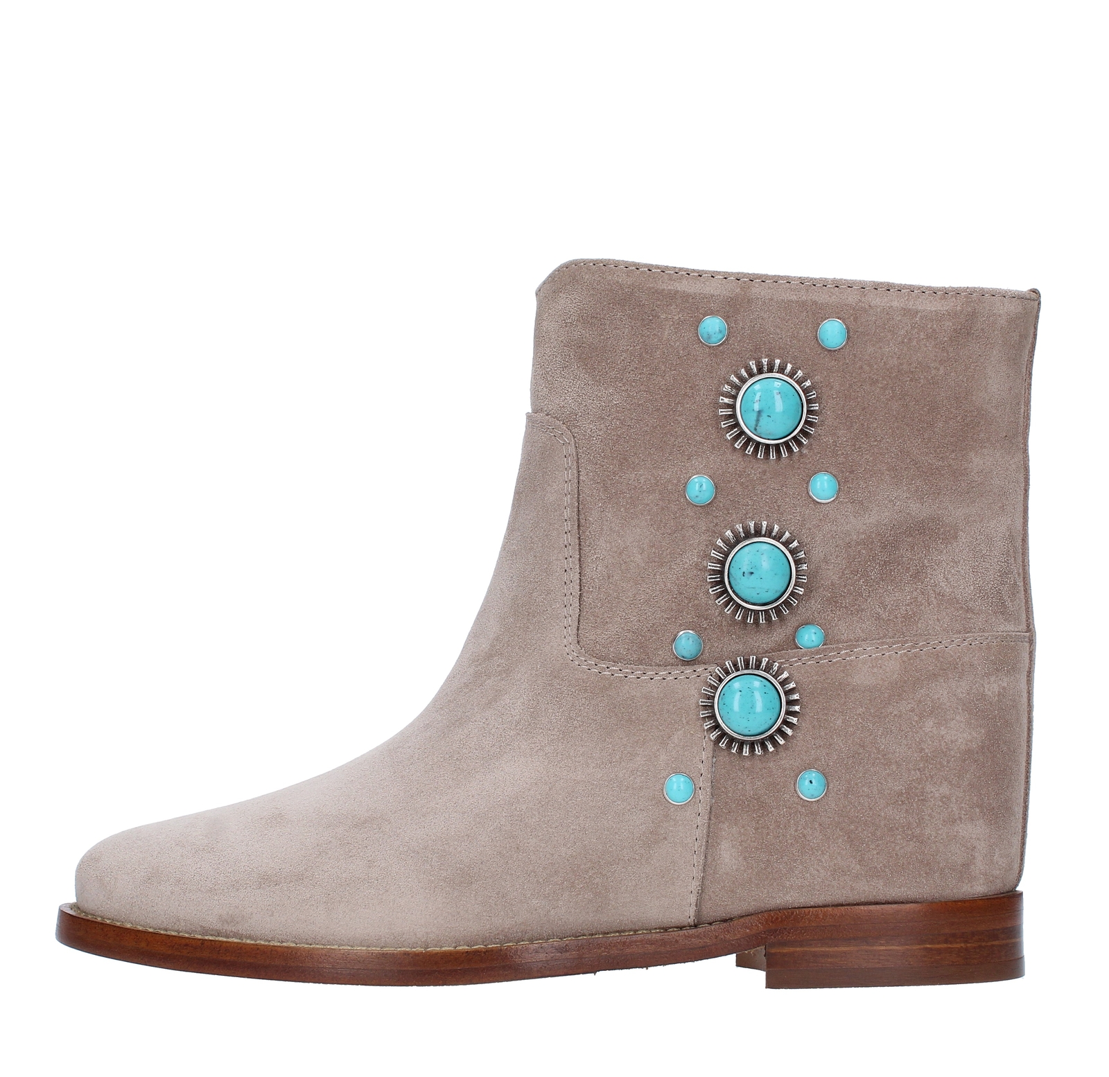 3943 boots and boots VIA ROMA 15 women beige Aq04_viar