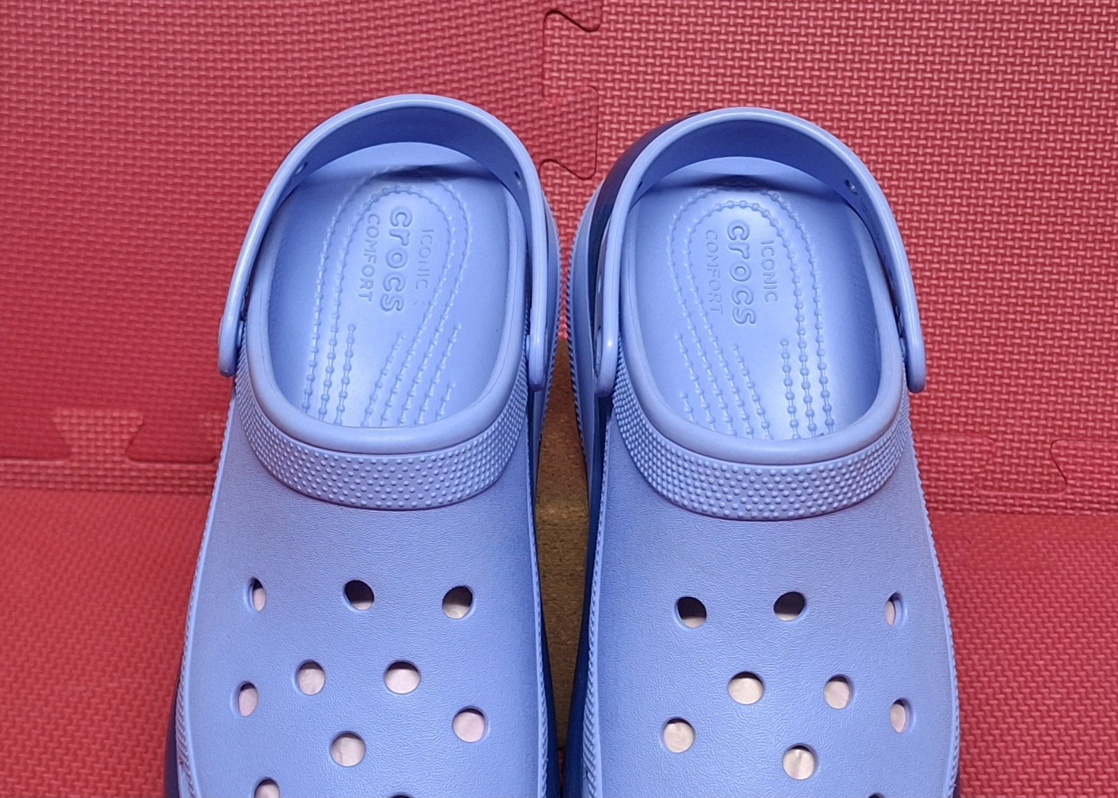 Crocs Mega Crush Platform Clog Shoes Moon Jelly Purple Lavender Size 9 Women’s