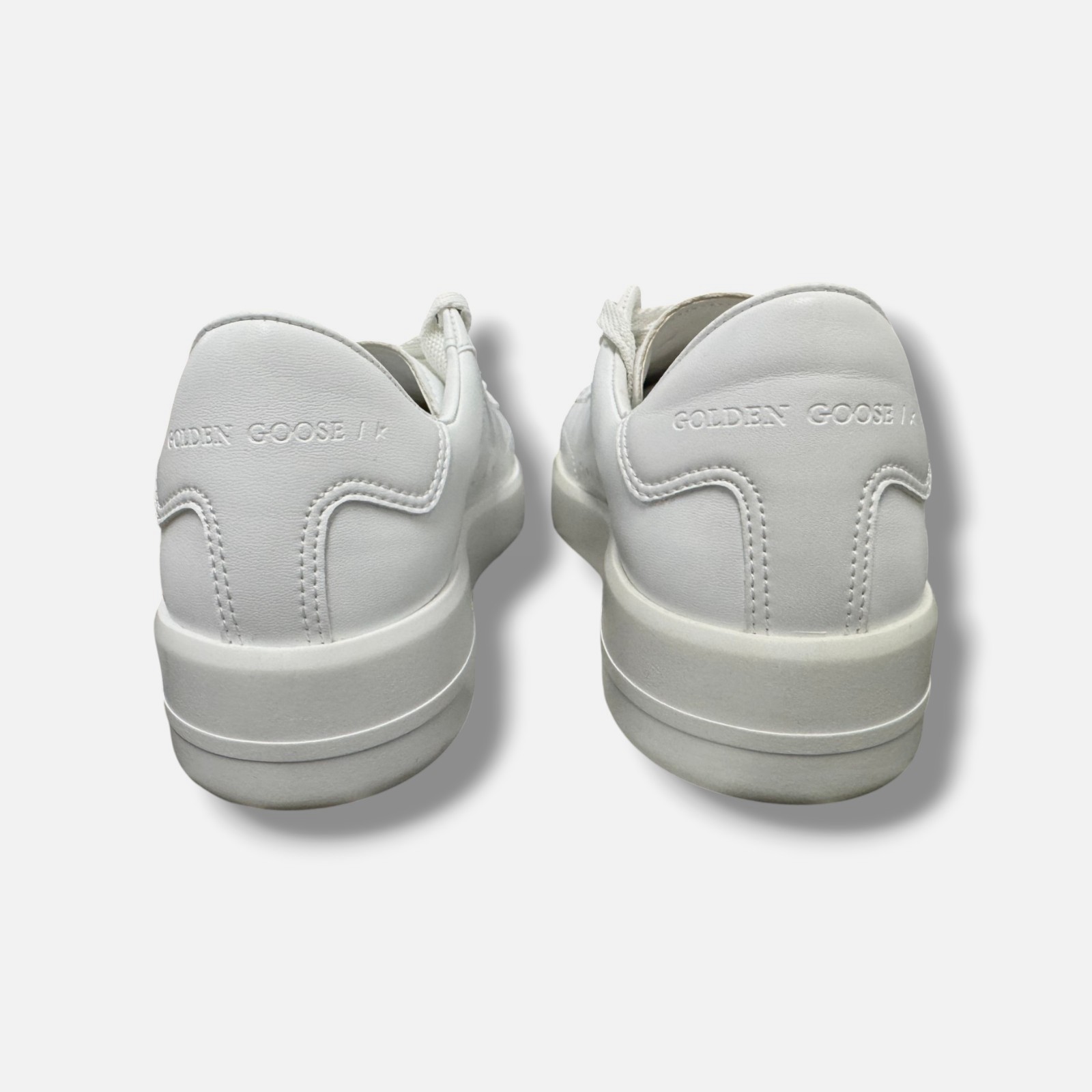Golden Goose Women’s White Purestar Vegan Low-Top Sneakers Shoes Size EU:38 US:8