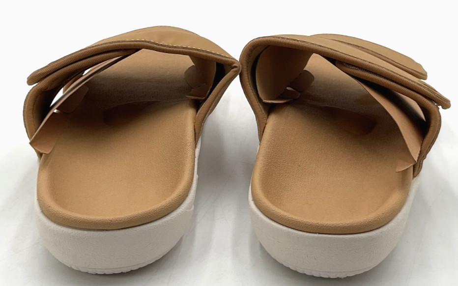 Spenco Kholo Nuevo Women’s Size 7.5 D (Wide) Champagne Comfort Slide Sandal NWOB