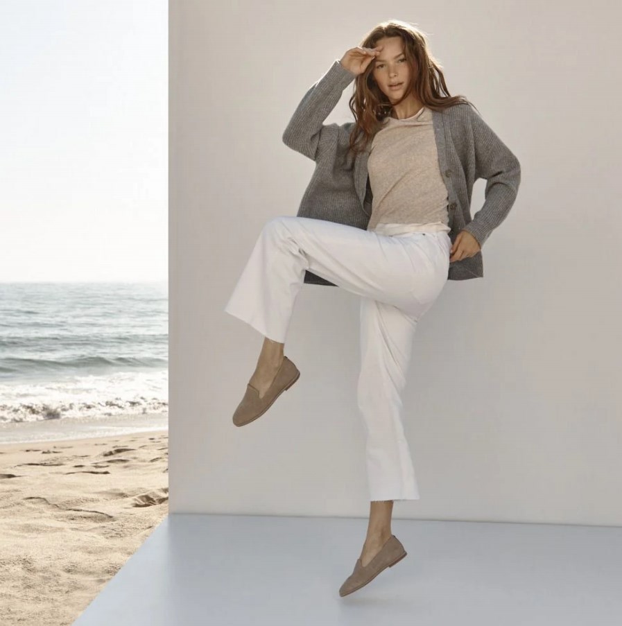 VIONIC Women Willa 2.0 Slip on Flat, Paloma Grey Nubuck (NEW)