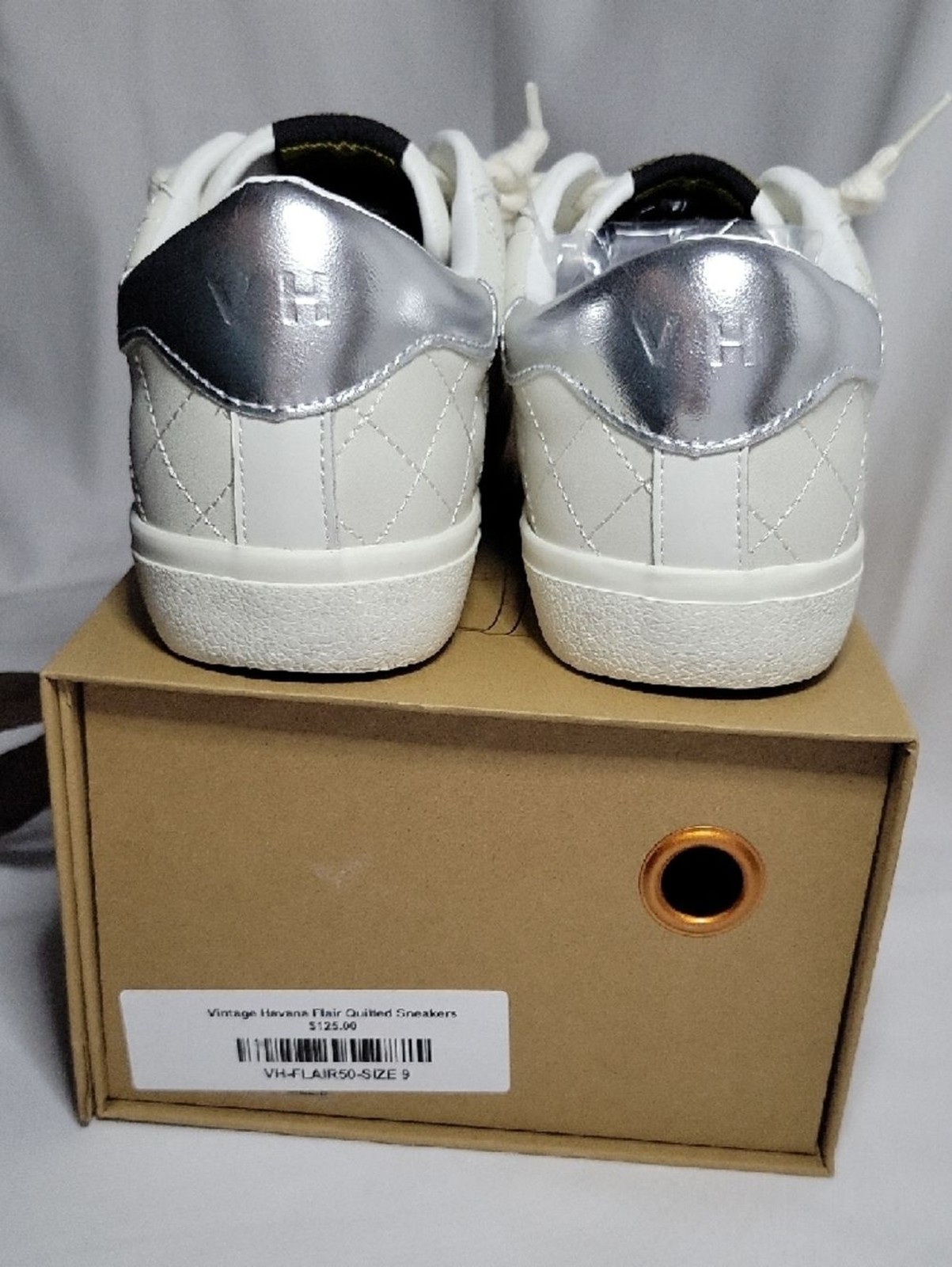 Vintage Havana Flair Quilted Sneakers Sz 9