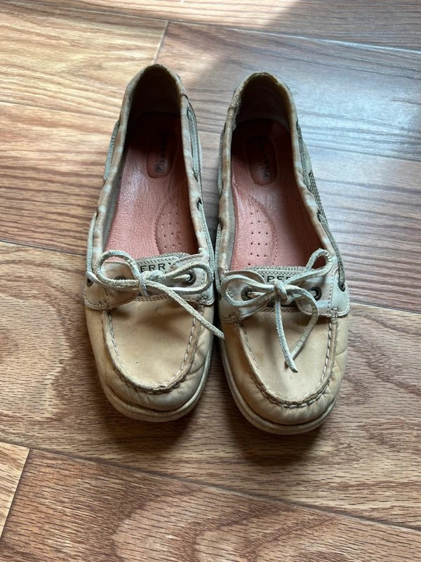 vintage sperry y2k striped boat shoes