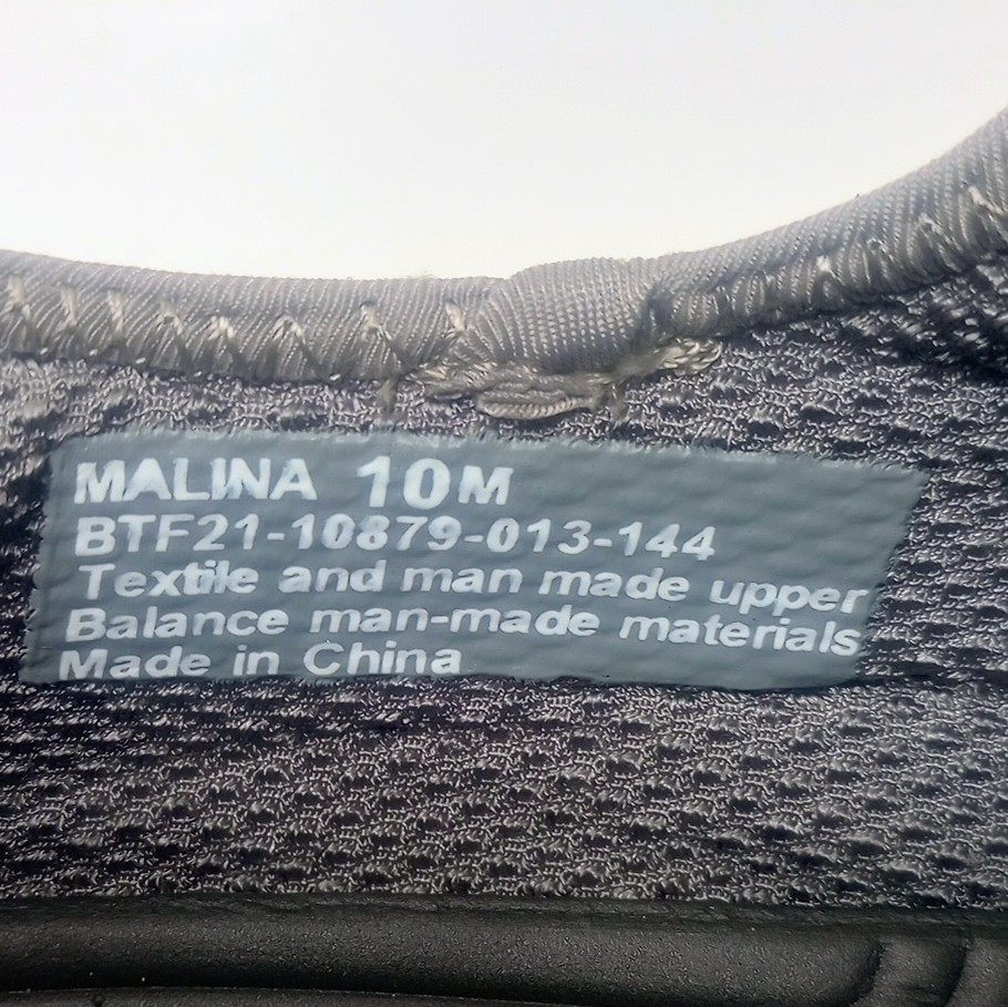 Baretraps Malina Womens 10 Black And Gray Walking Shoes Sneakers