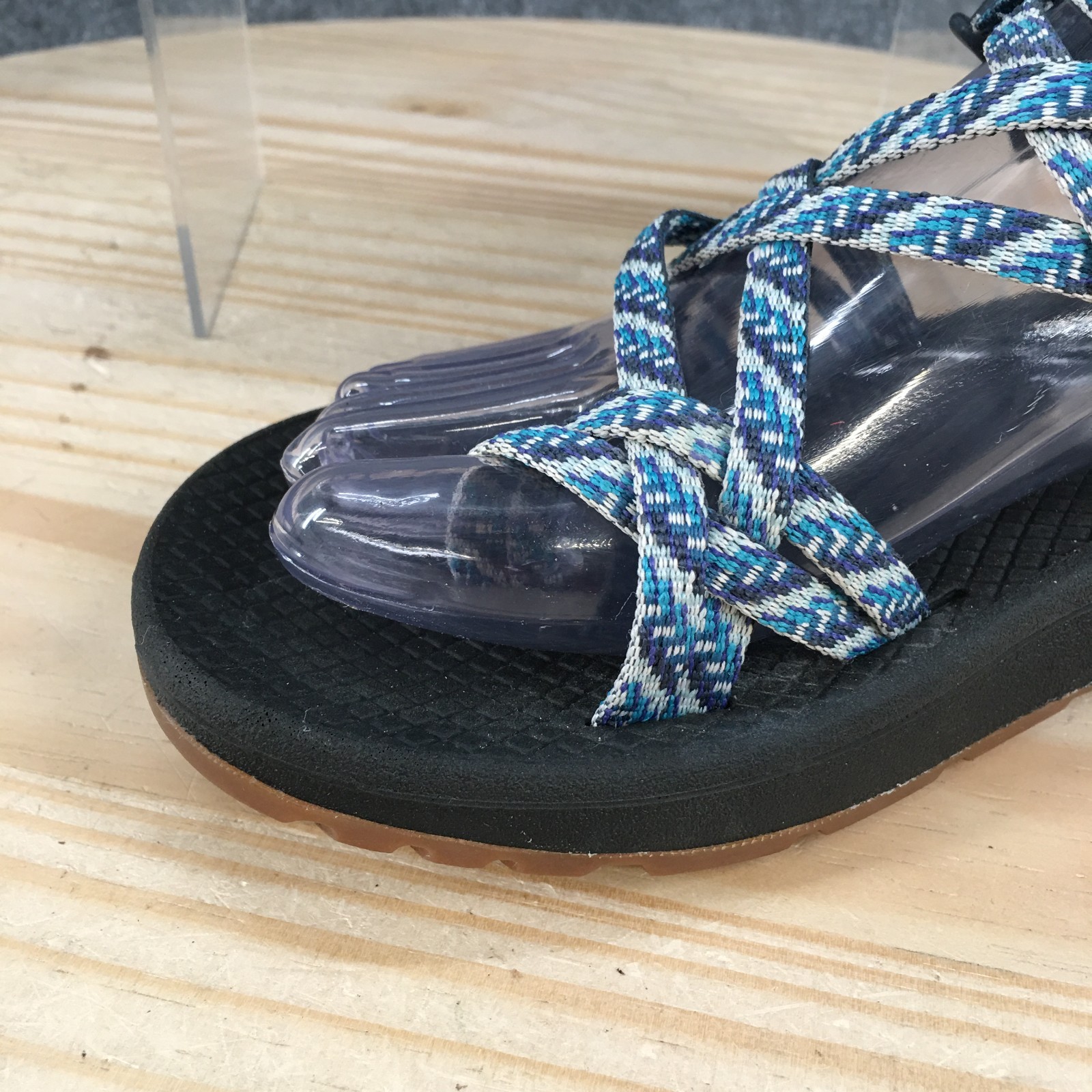 Chaco Sandals Womens 10 Z/Cloud X2 Sporty Adjustable Slingback Blue Black