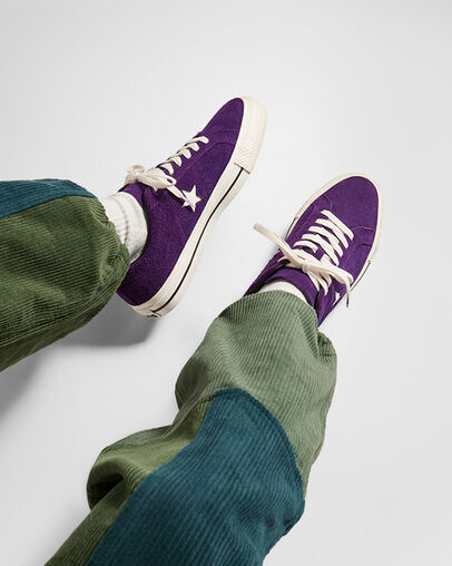 Converse One Star Pro Sneakers Ox Night Purple A08141C Unisex Adults