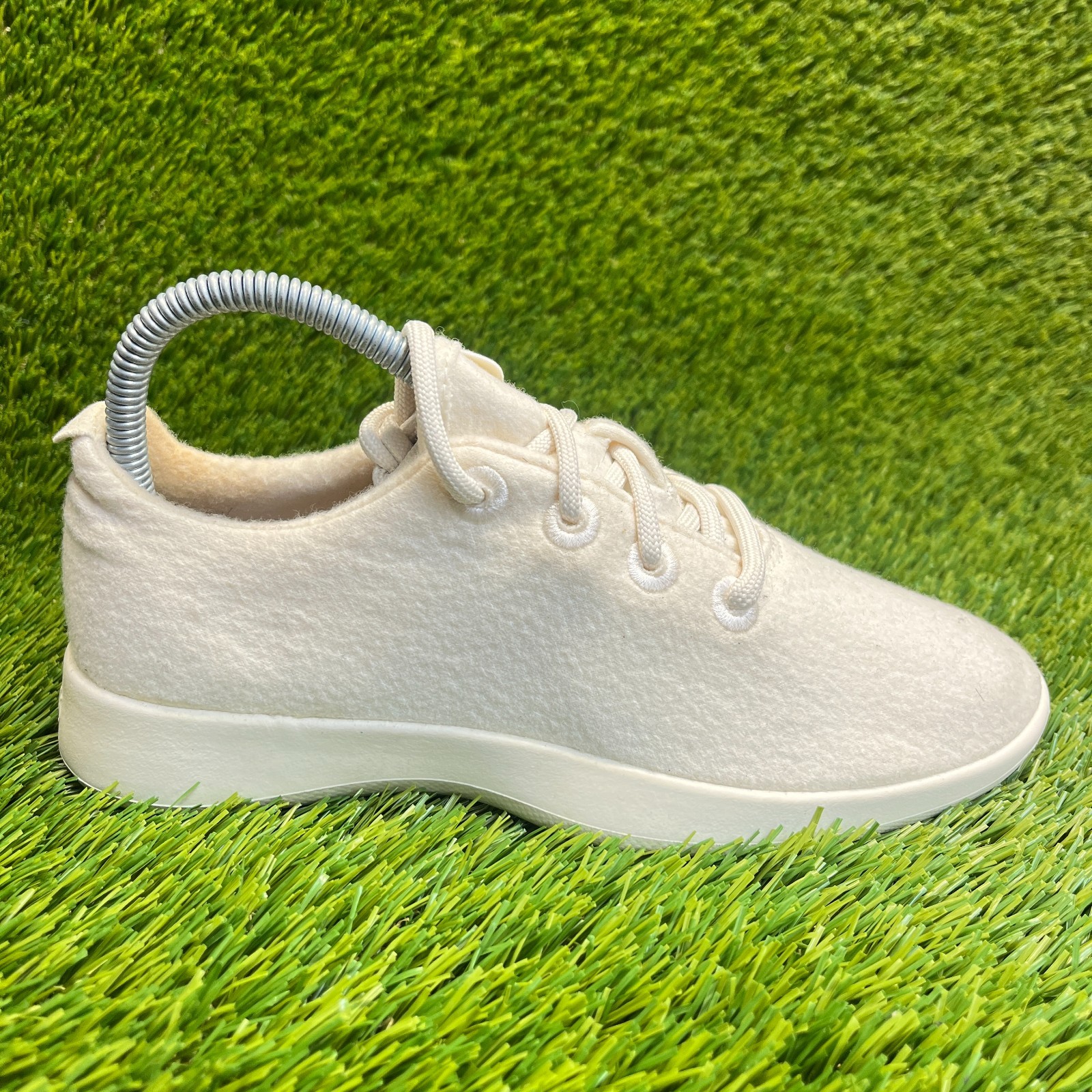 Allbirds Wool Runners Natural White Womens Size 7 Running Walking Shoes Sneakers