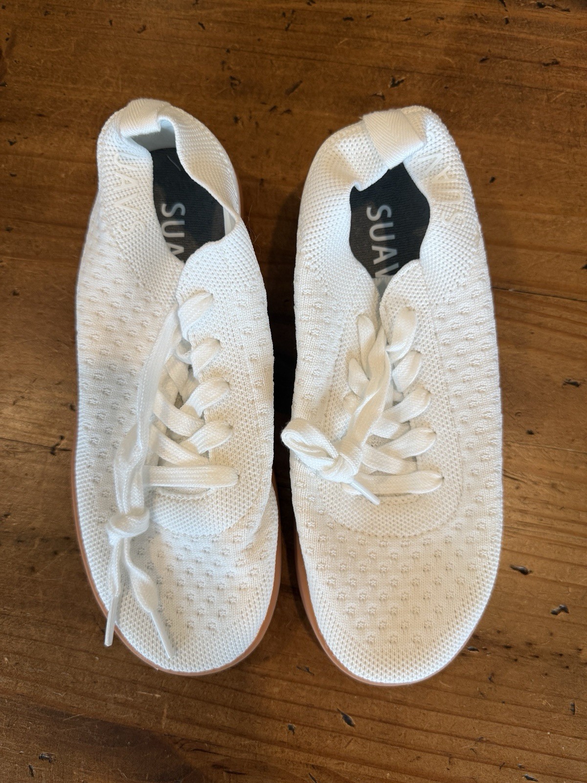 NIB Suavs The Zilker Gum Marshmallow Slip-on Shoes Women’s 6 EU 37