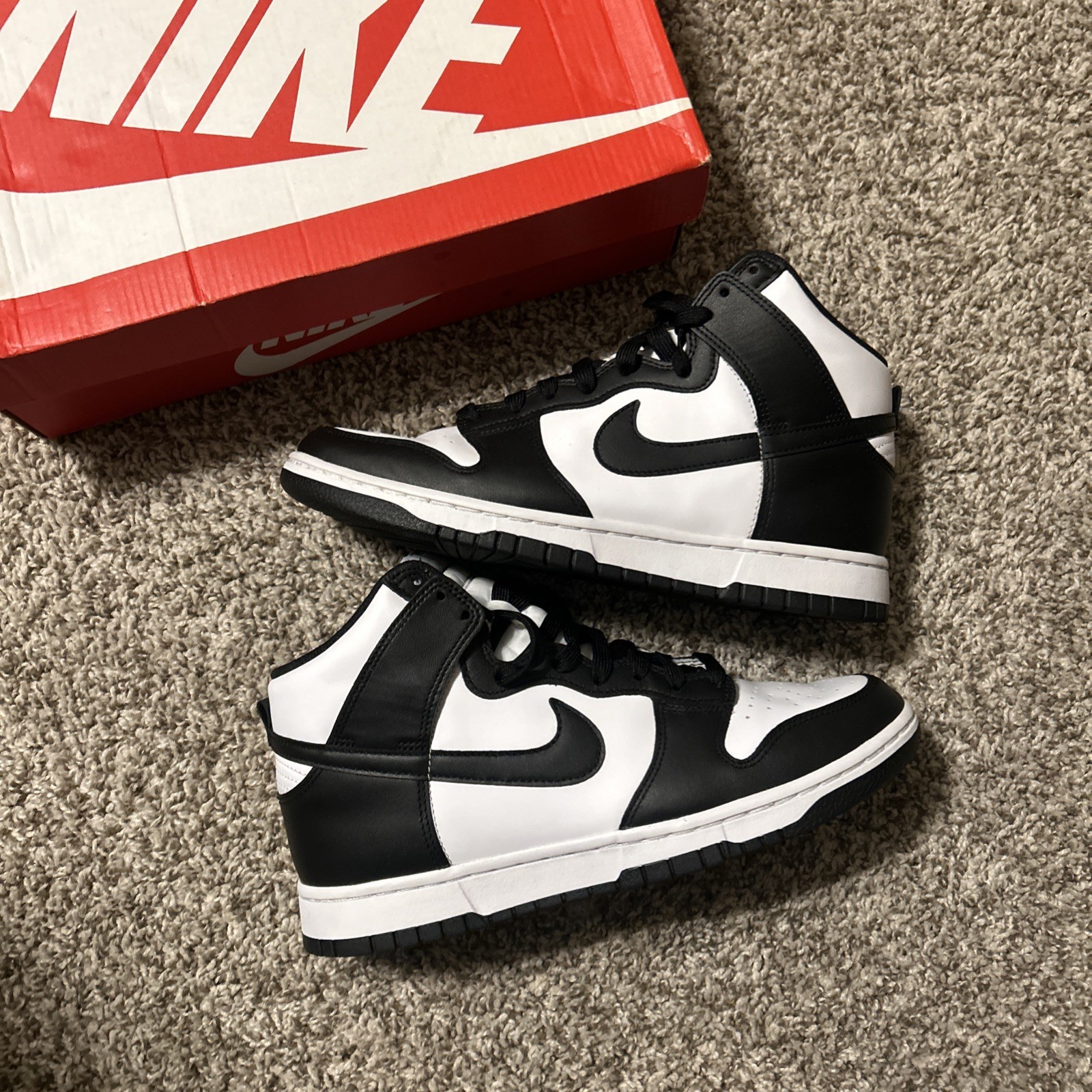 Nike Dunk High Panda White Black DD1869-103 Size 9 Men’s 10.5 Women’s