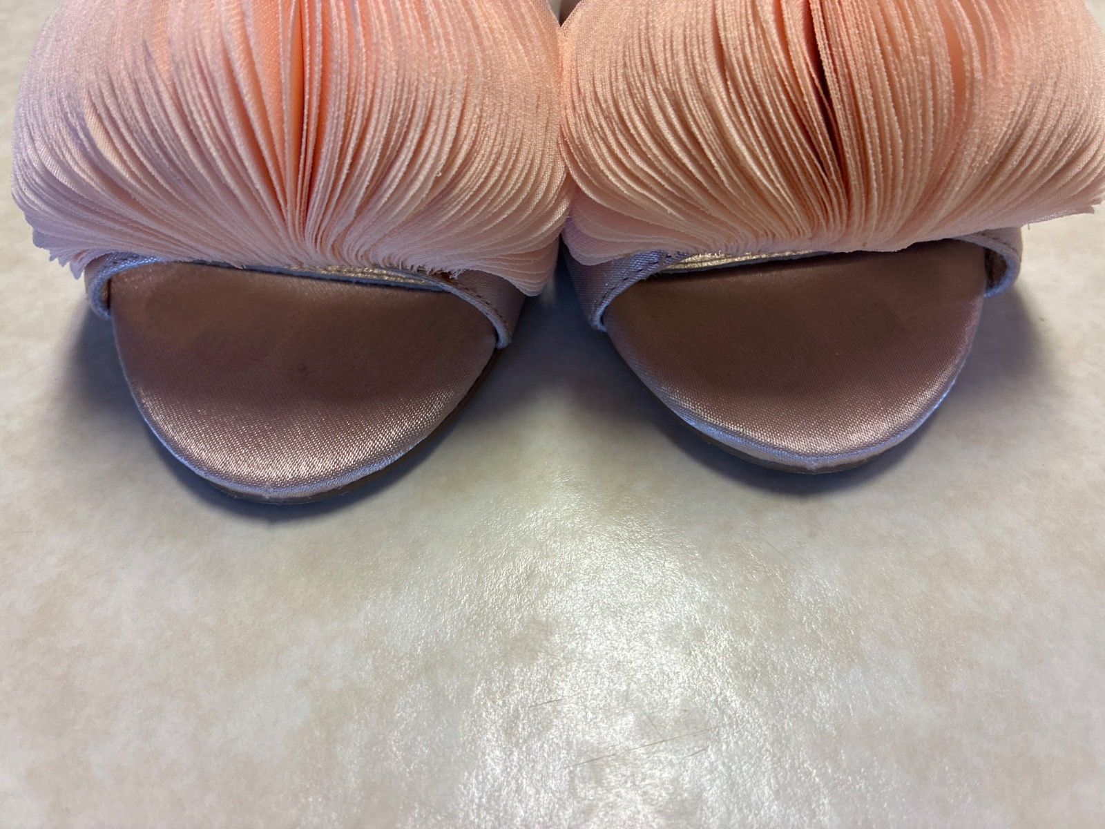 Adrianna Papell High Heels Gracie Blush Pink Peach Size 6.5 6 1/2 GUC