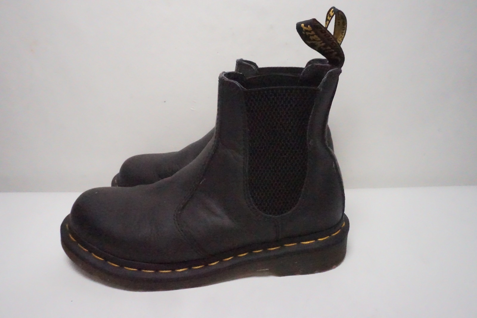 Dr. Martens 2976 Black Leather Chelsea Boots Womens US 5 UK 3 EU 36