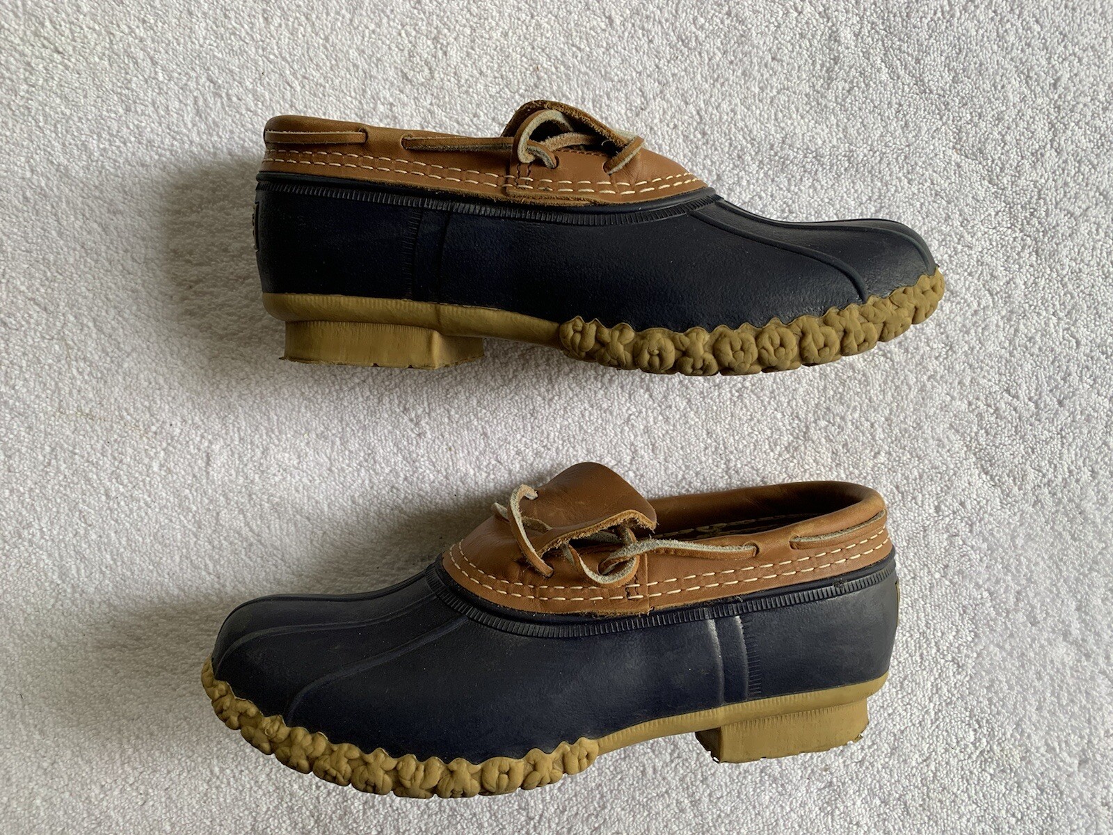 VTG LL Bean Shoes Womens 6M Bean Boots Made In USA Hunting Mud Rubber Duck READ