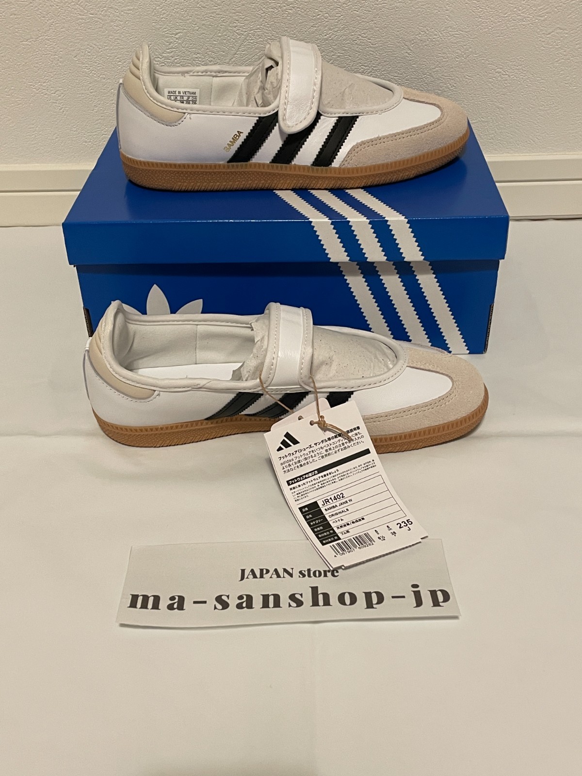 Adidas SAMBA JANE JQ6445 JQ6446 JR1402 Women’s Sneakers Leather Black Red White