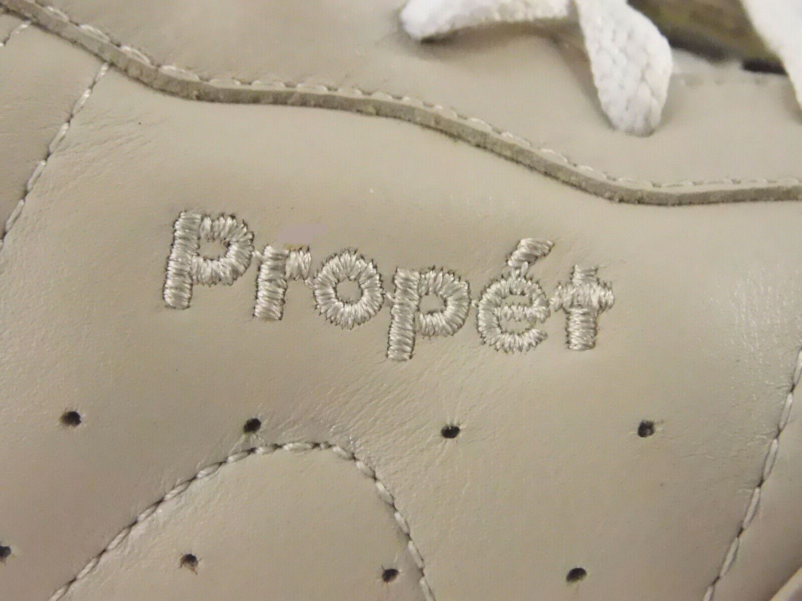 PROPET Women’s Beige Leather Washable Walker W3840 Walking Shoe US 7.5 S(4A)