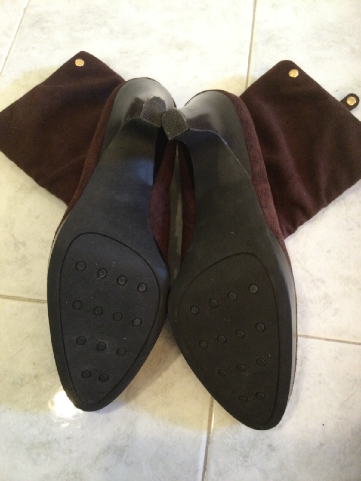 Isaac Mizrahi for Target Brown Ankle Boots Heels Women’s Size 8.5M