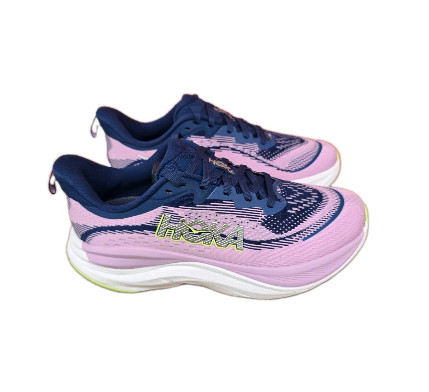 HOKA Women’s Low Top Lace-Up Athletic Sneakers Pink, Size 7.5B