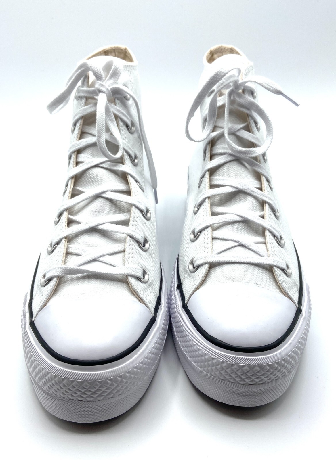 Converse Chuck Taylor All Star Lift Hightop White Black Womens Shoes 560846C 11M
