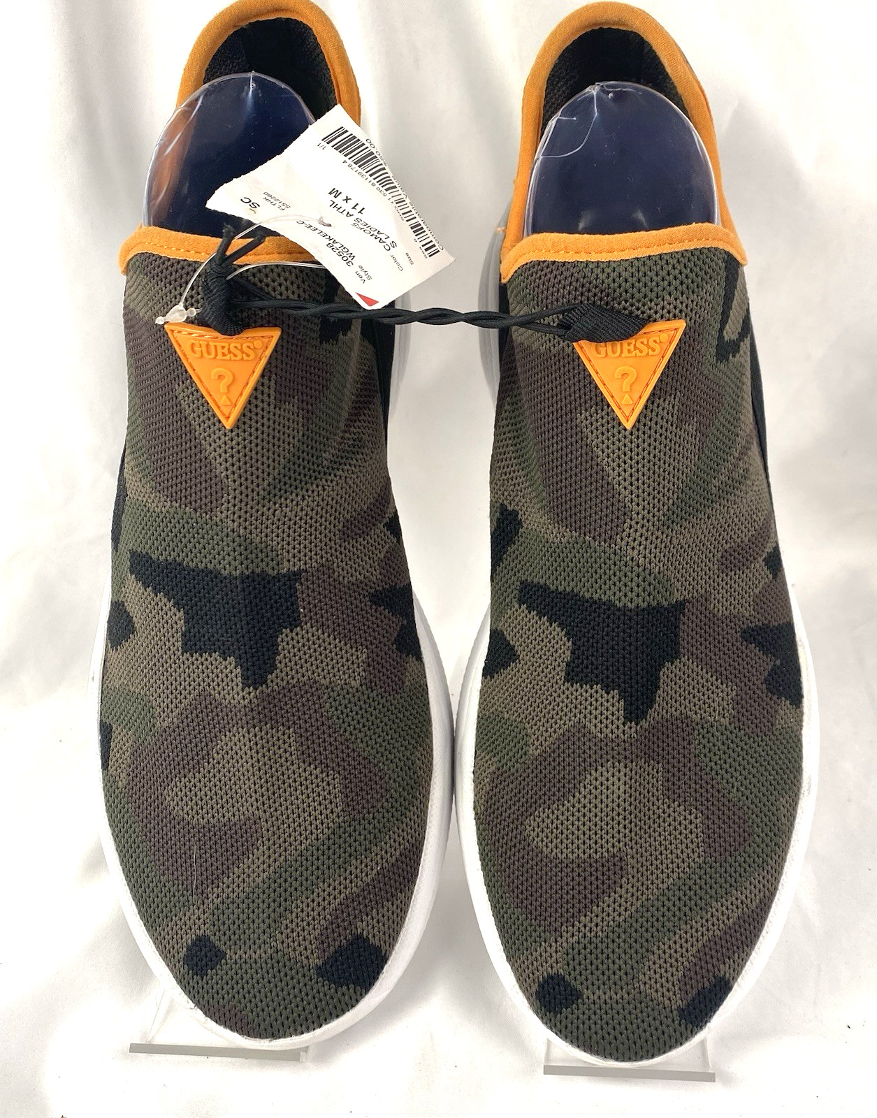 Guess Camo Slip-On Shoes Women’s 11M Camouflage Brown Black Green Sneakers NEW**