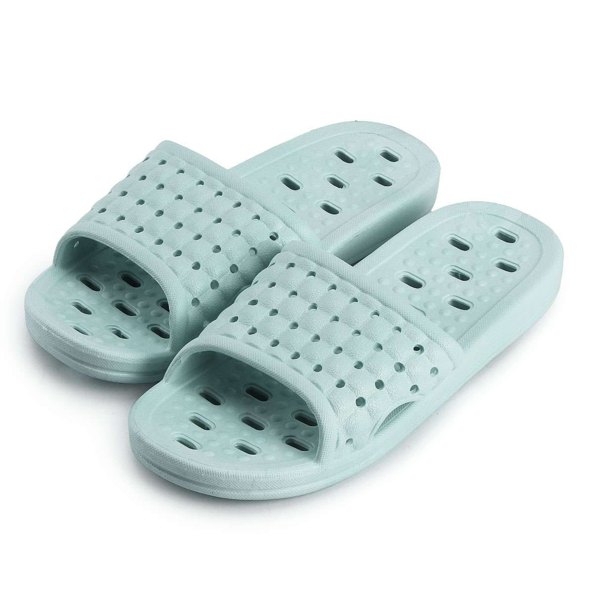 Mens Women Shower Shoes Quick Dry Non-Slip Bathroom Slippers Dorm Home Slides US