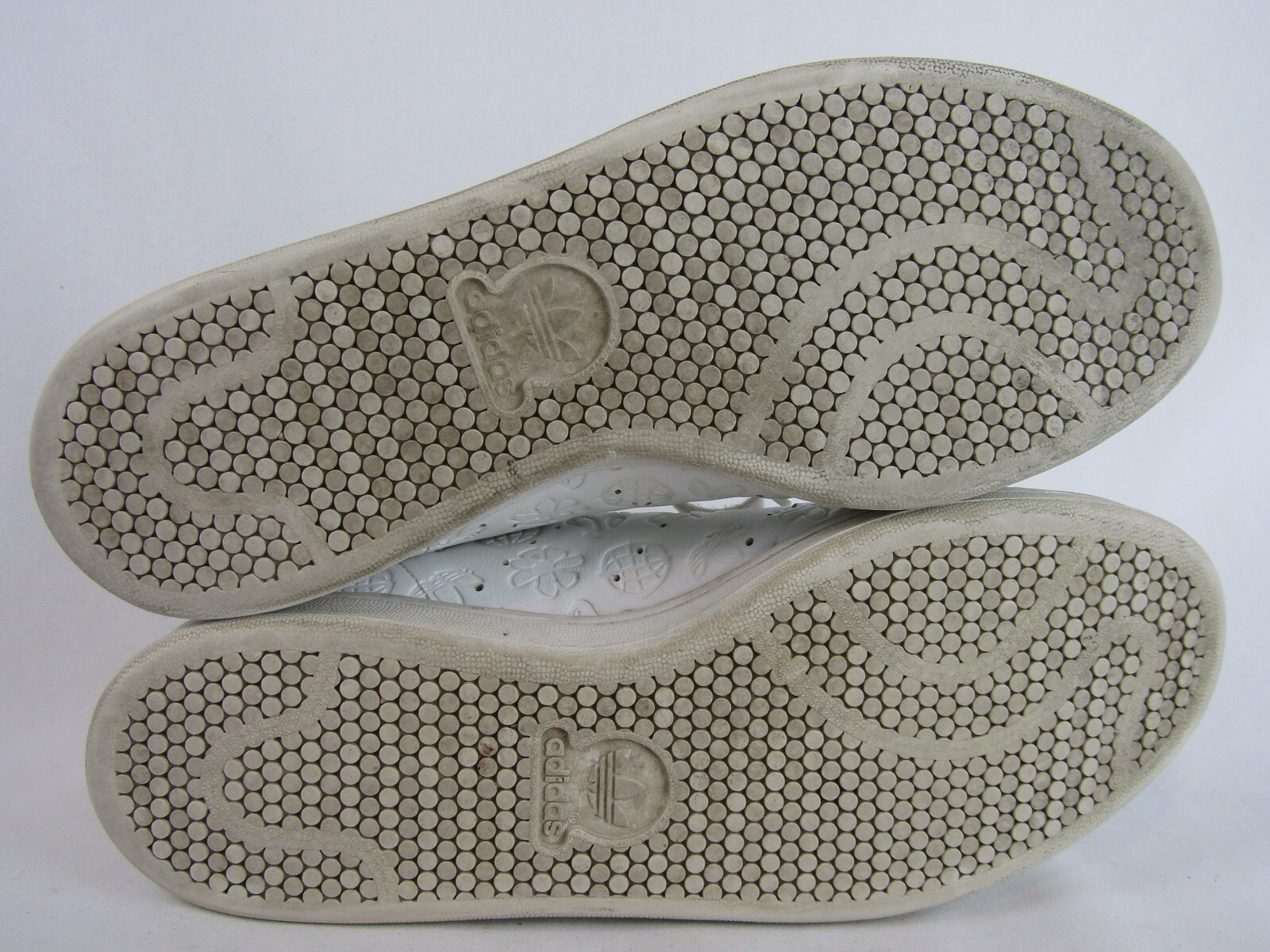 Womens Adidas Stan Smith Embossed Graphics Shoes-Size 11-White/Semi Coral-FX5677