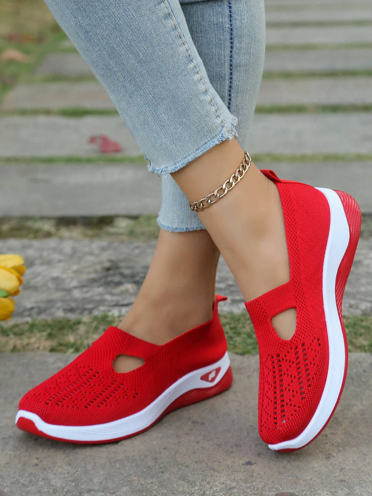 Women’S Casual Shoes Breathable Comfortable Orthopedic Shoes Non Slip Sneakers f