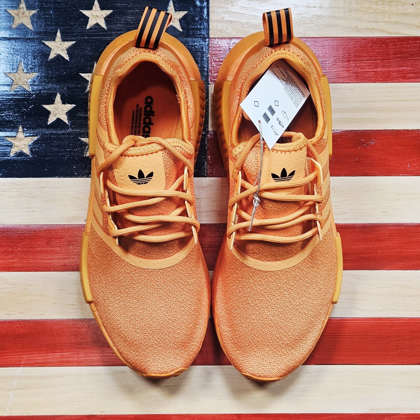 Adidas NMD R1 Women’s Running Shoes Bright Orange MSRP $150 [GV9439]