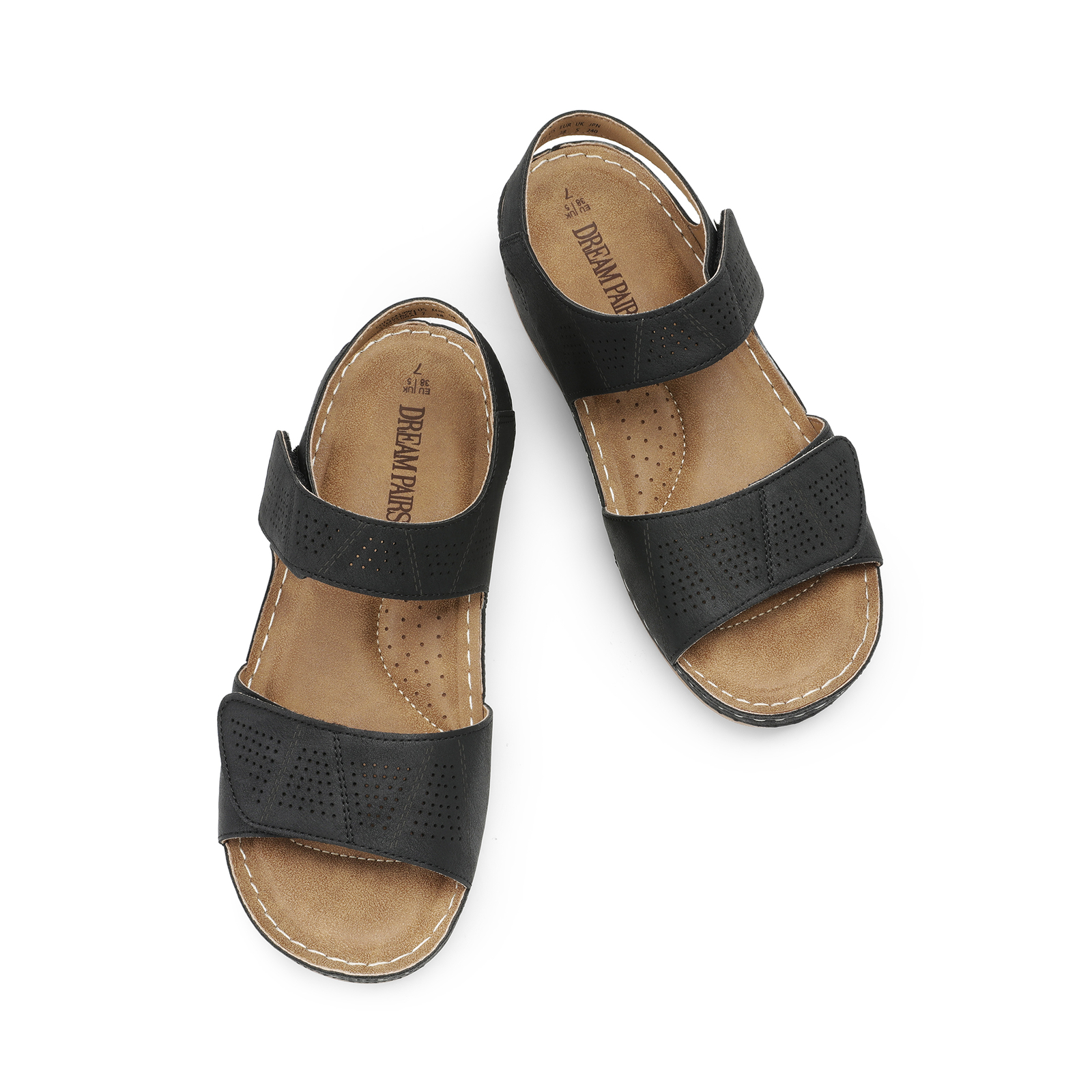 Women Casual Lightweight Summer Sandals Comfortable Walking Wedge Sandals