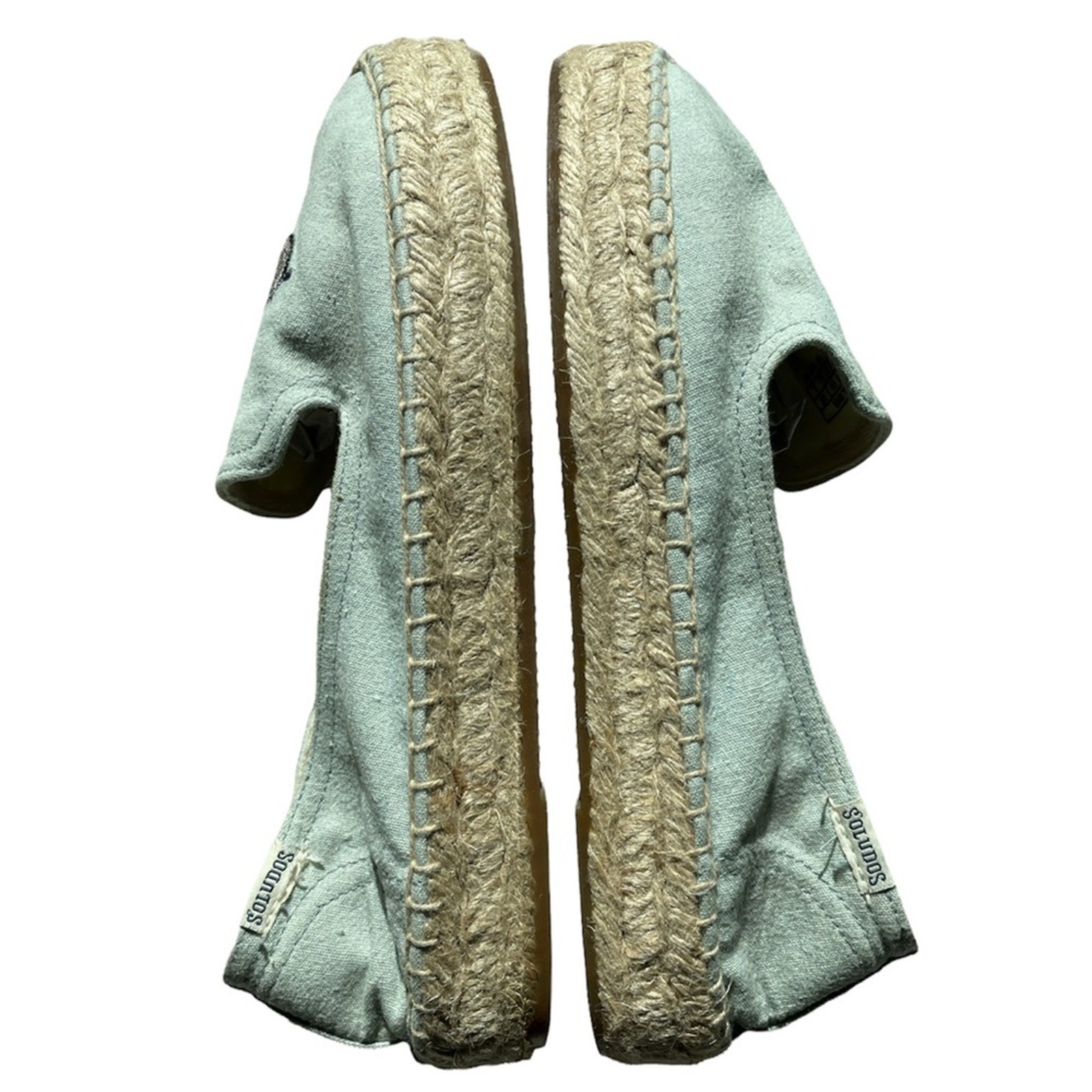 Soludos Eco-friendly Tencel Chambray Sunglasses & Bikini Espadrille Slide Ons 7