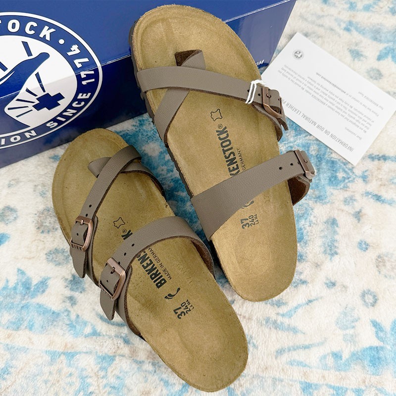 Birkenstock Mayari Mocha Birkibuc Women’s Shoes Casual Thong Sandals
