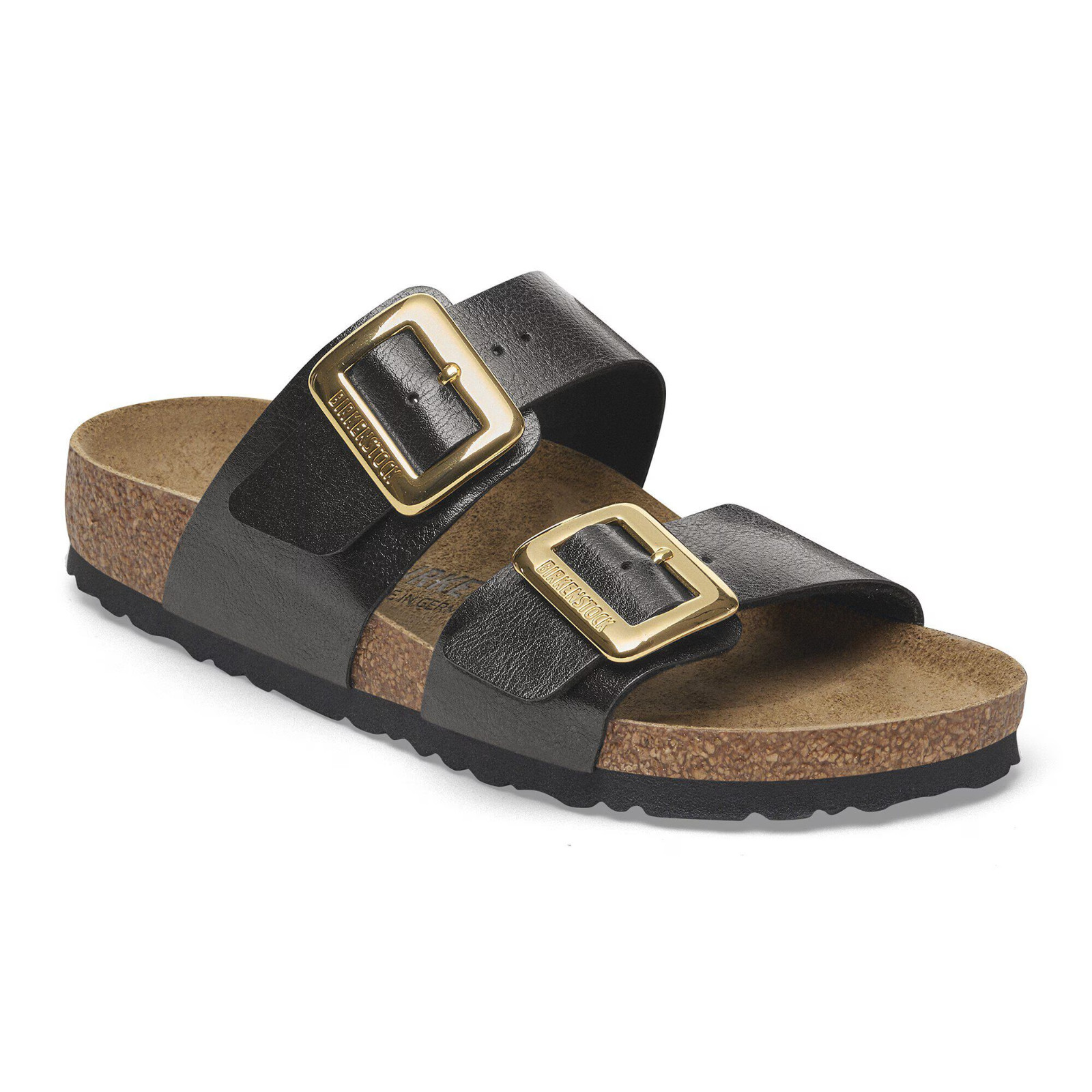 Birkenstock Luxe Buckle ‘Birko-Flo’ (Size 40) «Graceful Licorice» Women’s Sandal