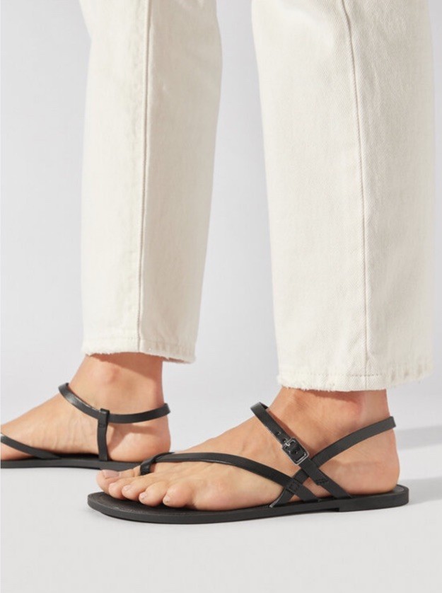 Vagabond Shoemakers Tia 2.0 Black Leather Sandals Sz 7 US 37 EU