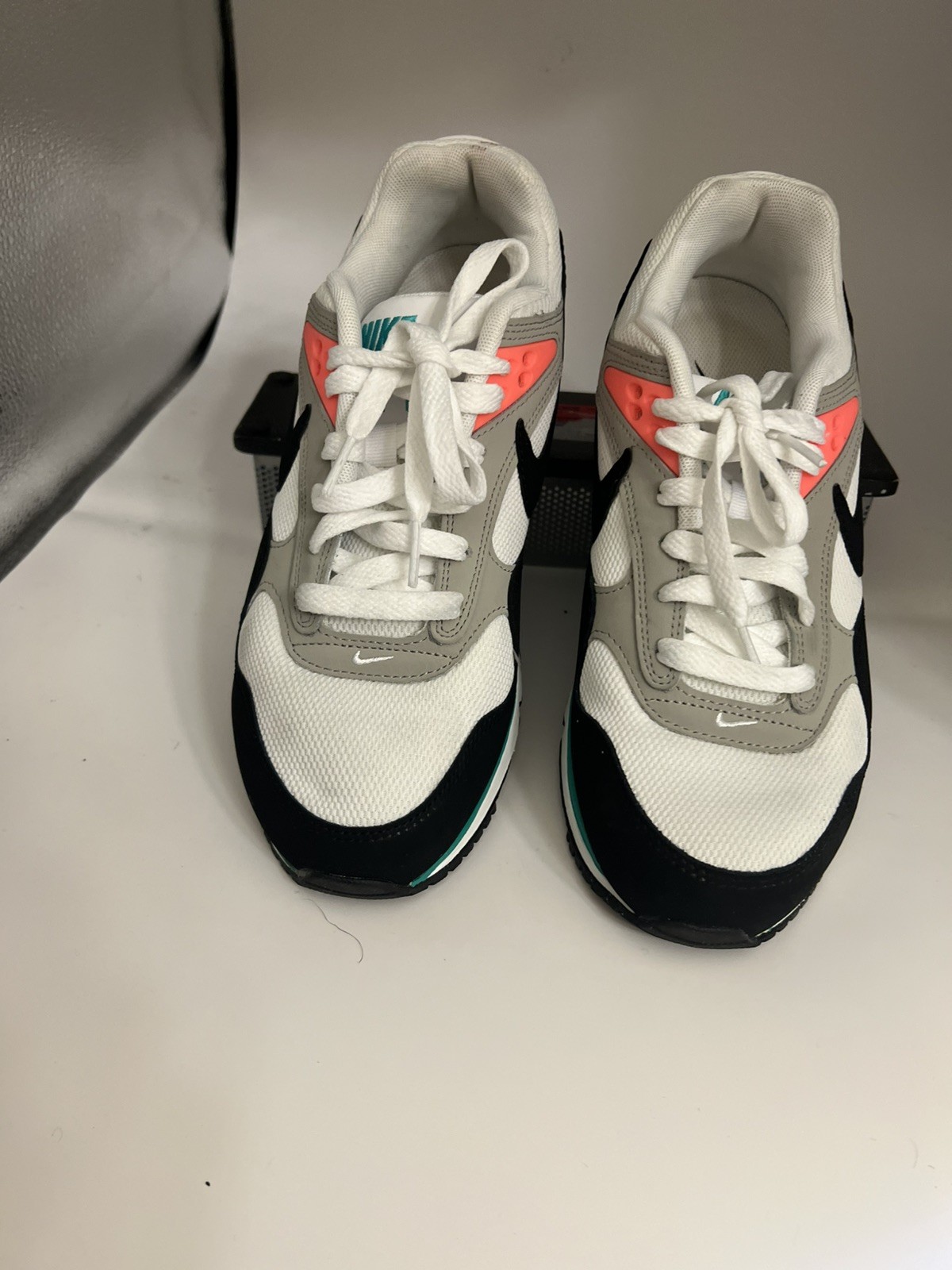 Nike Womens Air Max Correlate 511417-136 White Black Green Orange In Box Sz 8.5