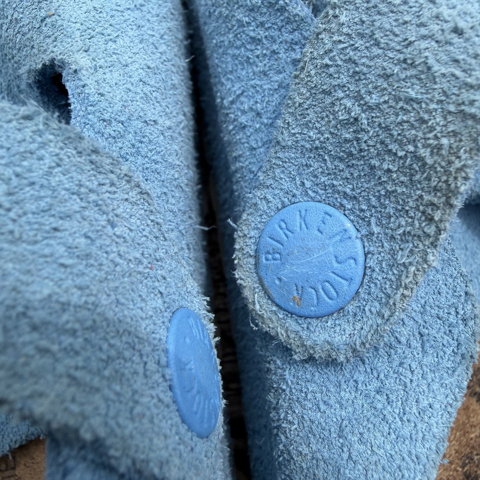 BIRKENSTOCK Sky Blue Suede Leather Boston Clog Unisex Size 39 Regular Wide $142