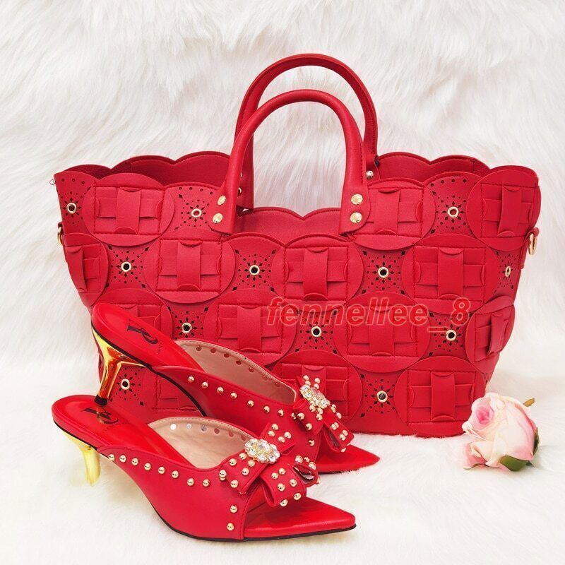 Shoes and Bag Set Sets Green Shoes with Matching Bags Royal Wedding Party