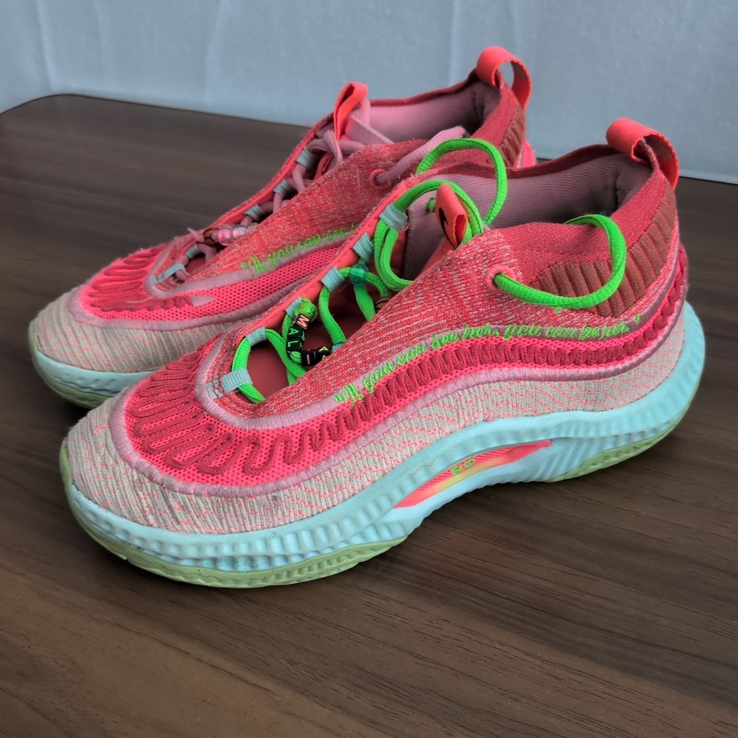 Nike Cosmic Unity 3 Shoes Women’s 8 Hot Punch Basketball Aja Wilson FQ9395-600