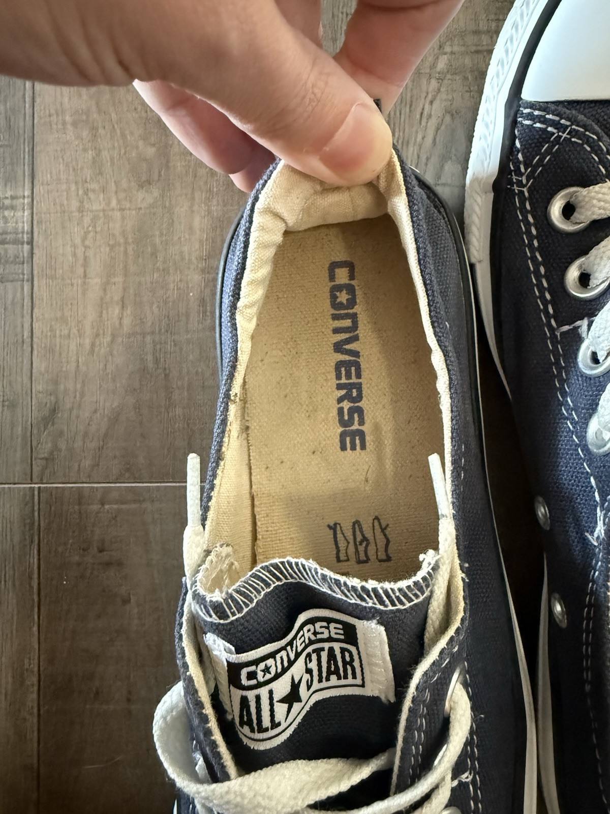 Converse All Star Low Top Canvas Navy Blue/White